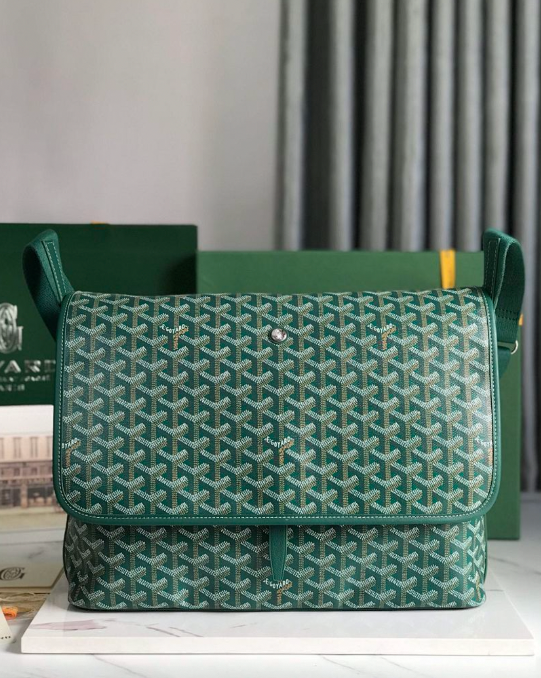 Bag Messenger Coated
