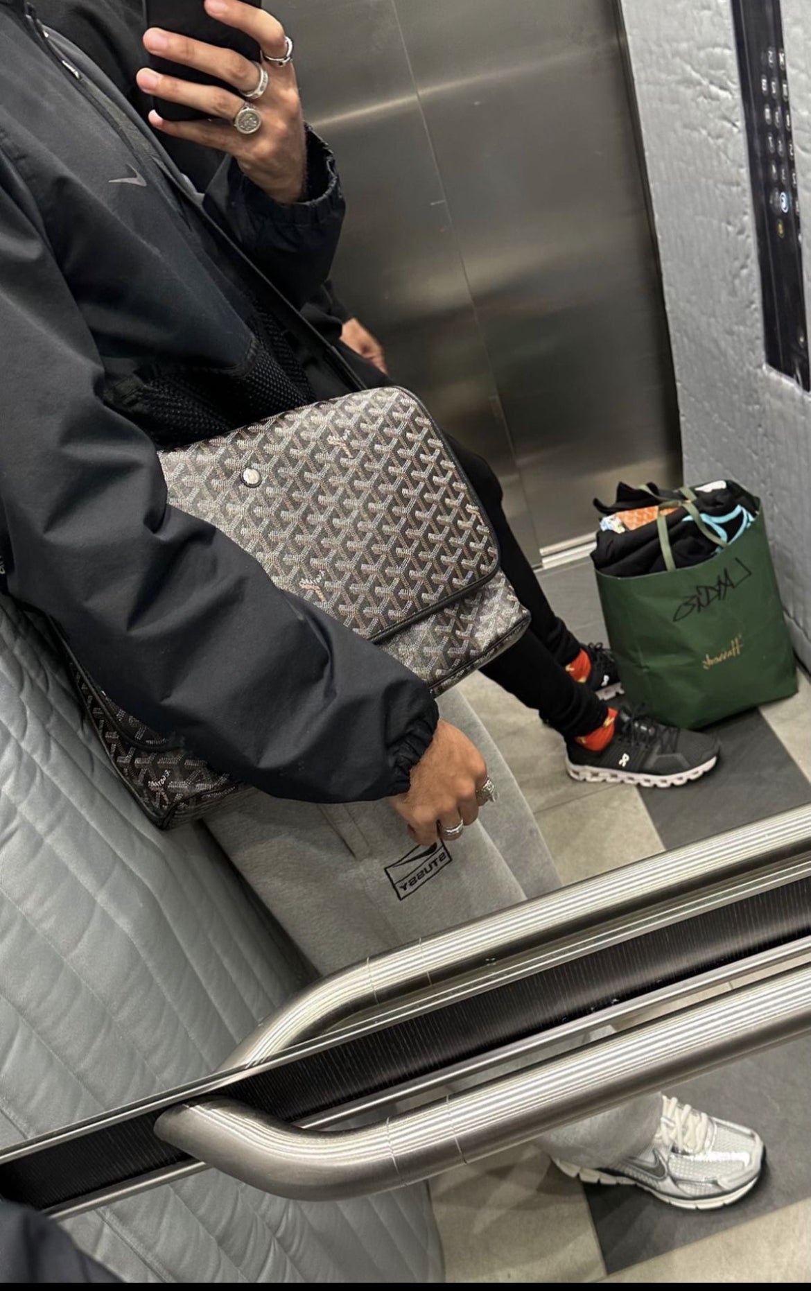 Bag Messenger Coated